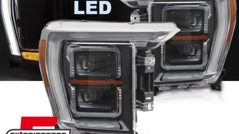 Full LED prednja svjetla TruDRL dizajn (crna) / FORD F150 Mk14 (2020-2023), LPFOA5