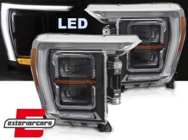 Full LED prednja svjetla TruDRL dizajn (crna) / FORD F150 Mk14 (2020-2023), LPFOA5