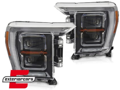 Full LED prednja svjetla TruDRL dizajn (crna) / FORD F150 Mk14 (2020-2023), LPFOA5