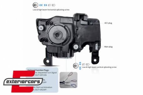 Full LED prednja svjetla TruDRL dizajn / Jeep Grand Cherokee WK2 Facelift (2014-2021), LPCH42