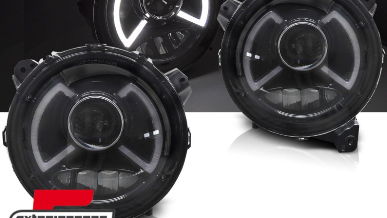 Full LED prednja svjetla TruDRL dizajn / Jeep Wrangler IV JL/JLU (2018-2023), LPCH40