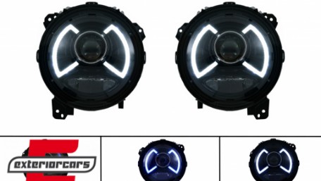 Full LED prednja svjetla TruDRL dizajn / Jeep Wrangler IV JL/JLU (2018-2023), LPCH40