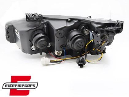 Full LED prednja svjetla TruDRL SEQ žmigavci (chrome) / Honda Civic Mk10 (2016-2021) Limuzina & Hatchback, LPHO38