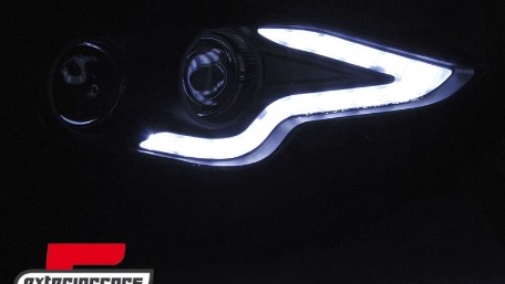 Full LED prednja svjetla TubeLight dizajn (crna) / Lexus IS XE30 (2013-2016), LPLE08
