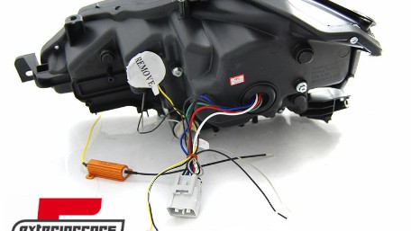 Full LED prednja svjetla TubeLight dizajn (crna) / Lexus IS XE30 (2013-2016), LPLE08