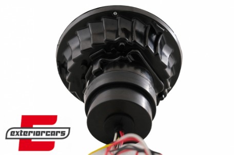 Full LED prednji farovi Angel Eye za pretvorbu u 2018 model / Jeep Wrangler JK (2007-2017), HLJEWJKLED