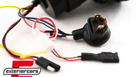 Full LED prednji farovi Angel Eye za pretvorbu u 2018 model / Jeep Wrangler JK (2007-2017), HLJEWJKLED