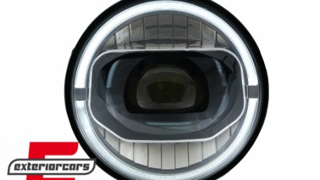Full LED prednji farovi Angel Eye za pretvorbu u 2018 model / Jeep Wrangler JK (2007-2017), HLJEWJKLED