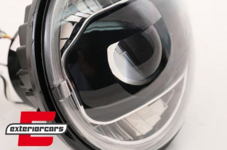 Full LED prednji farovi Angel Eye za pretvorbu u 2018 model / Jeep Wrangler JK (2007-2017), HLJEWJKLED