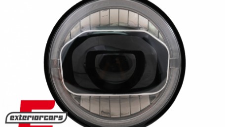 Full LED prednji farovi Angel Eye za pretvorbu u 2018 model / Jeep Wrangler JK (2007-2017), HLJEWJKLED