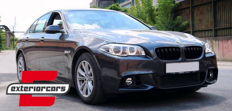 Full LED prednji farovi Angel Eyes / BMW serije 5 F10 F11 LCI
 (2014-2017), HLBMF10LCILED