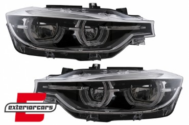 Full LED prednji farovi (chrome) / BMW serije 3 F30 F31 limuzina karavan (2015-2019), HLBMF30LED