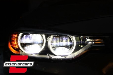 Full LED prednji farovi (chrome) / BMW serije 3 F30 F31 limuzina karavan (2015-2019), HLBMF30LED