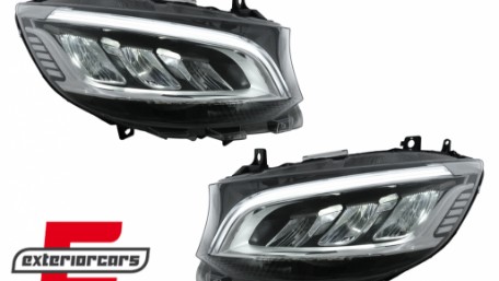 Full LED prednji farovi (crna) / Mercedes Sprinter W907 W910  (2019-2023), HLMBW907
