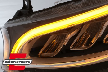 Full LED prednji farovi (crna) / Mercedes Sprinter W907 W910  (2019-2023), HLMBW907