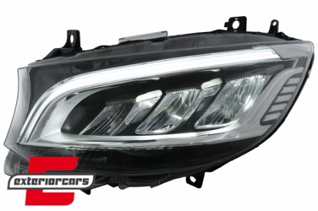 Full LED prednji farovi (crna) / Mercedes Sprinter W907 W910  (2019-2023), HLMBW907