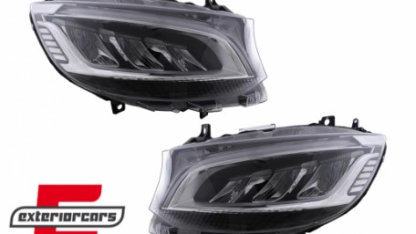 Full LED prednji farovi (crna) / Mercedes Sprinter W907 W910  (2019-2023), HLMBW907