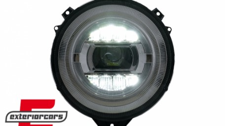 Full LED prednji farovi Facelift 2018 dizajn (chrome) / Mercedes G-klasa W463 (2005-2017), HLMBW463NLC