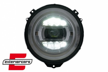 Full LED prednji farovi Facelift 2018 dizajn (chrome) / Mercedes G-klasa W463 (2005-2017), HLMBW463NLC