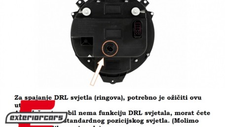 Full LED prednji farovi Facelift 2018 dizajn (crna) / Mercedes G-klasa W463 (2005-2017), HLMBW463NL