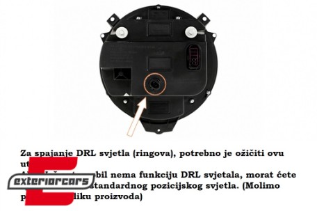 Full LED prednji farovi Facelift 2018 dizajn (crna) / Mercedes G-klasa W463 (2005-2017), HLMBW463NL
