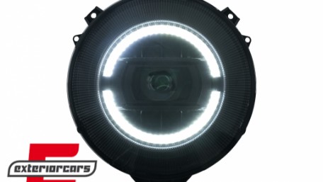 Full LED prednji farovi Facelift 2018 dizajn (crna) / Mercedes G-klasa W463 (2005-2017), HLMBW463NL