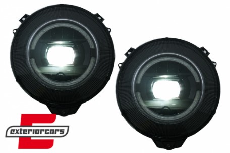 Full LED prednji farovi Facelift 2018 dizajn (crna) / Mercedes G-klasa W463 (2005-2017), HLMBW463NL