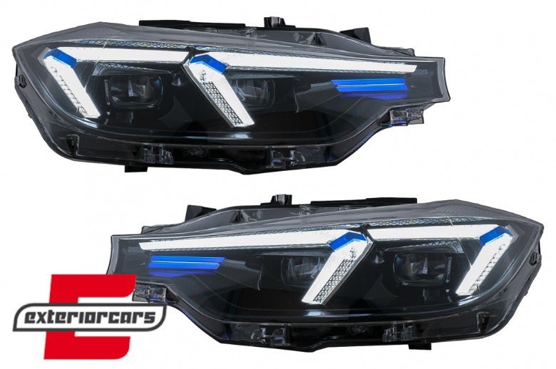 Full LED prednji farovi nadogradnja u G20 2024 dizajn / BMW serije 3 F30 F31 limuzina karavan (10.2011-05.2015), HLBMF30NLH