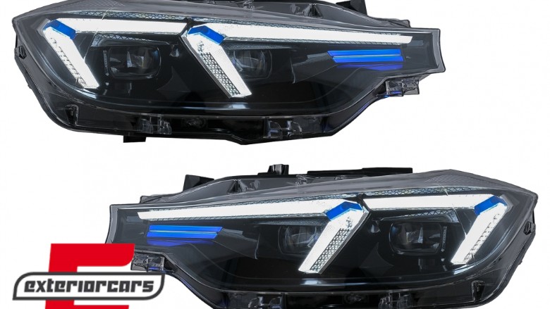 Full LED prednji farovi nadogradnja u G20 2024 dizajn / BMW serije 3 F30 F31 limuzina karavan (10.2011-2019), HLBMF30NLX