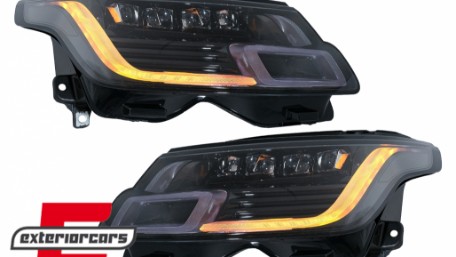 Full LED prednji farovi pretvorba u 2018+ dizajn / Land Range Rover IV Vogue SUV L405 (2013-2017), HLRRVL405OE