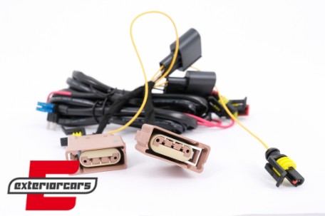 Full LED prednji farovi SEQ žmigavci (crna) / Ford Mustang V (2004-2009), HLFOMUFLED