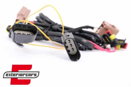 Full LED prednji farovi SEQ žmigavci (crna) / Ford Mustang V (2004-2009), HLFOMUFLED