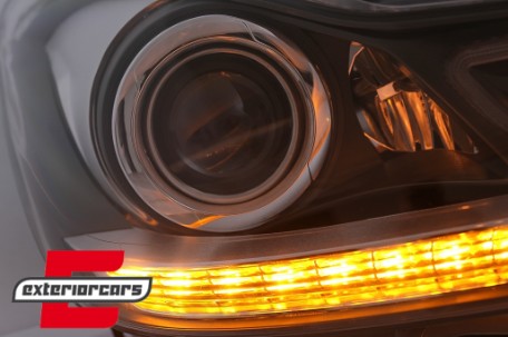 Full LED prednji farovi SEQ žmigavci / Mercedes C-klasa W204 S204 (2011-2014), HLMBW204LD