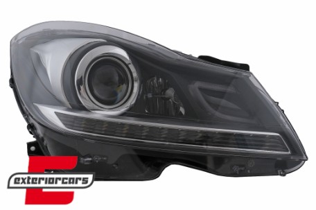 Full LED prednji farovi SEQ žmigavci / Mercedes C-klasa W204 S204 (2011-2014), HLMBW204LD