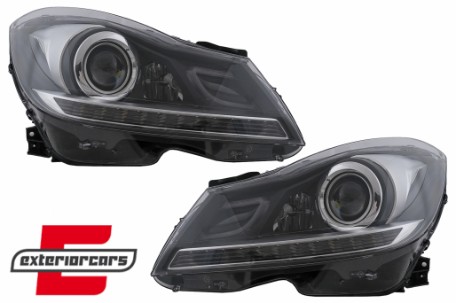 Full LED prednji farovi SEQ žmigavci / Mercedes C-klasa W204 S204 (2011-2014), HLMBW204LD