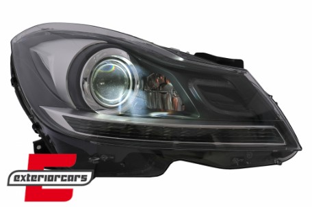 Full LED prednji farovi SEQ žmigavci / Mercedes C-klasa W204 S204 (2011-2014), HLMBW204LD