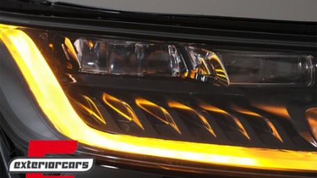 Full LED prednji farovi SEQ žmigavci pretvorba u 2018 model Matrix look / Range Rover Sport L494 (2013-2017), HLRRSL494FL