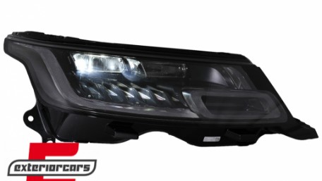 Full LED prednji farovi SEQ žmigavci pretvorba u 2018 model Matrix look / Range Rover Sport L494 (2013-2017), HLRRSL494FL