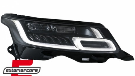Full LED prednji farovi SEQ žmigavci pretvorba u 2018 model Matrix look / Range Rover Sport L494 (2013-2017), HLRRSL494FL