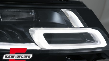 Full LED prednji farovi SEQ žmigavci pretvorba u 2018 model Matrix look / Range Rover Sport L494 (2013-2017), HLRRSL494FL