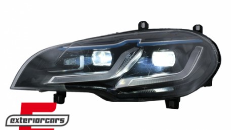 Full LED prednji farovi za pretvorbu iz Xenon u LED / BMW X5 E70 (2007-2013), HLBME70NL
