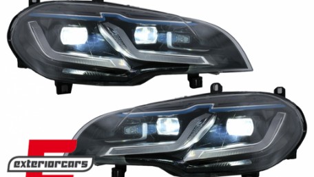 Full LED prednji farovi za pretvorbu iz Xenon u LED / BMW X5 E70 (2007-2013), HLBME70NL
