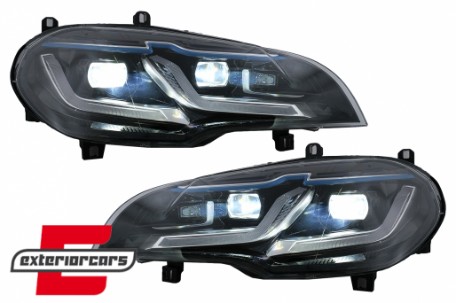 Full LED prednji farovi za pretvorbu iz Xenon u LED / BMW X5 E70 (2007-2013), HLBME70NL