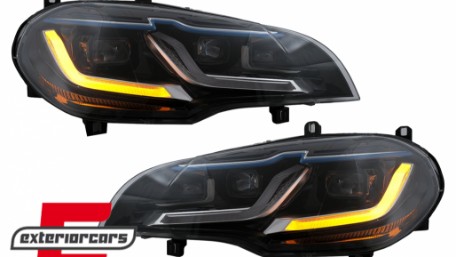 Full LED prednji farovi za pretvorbu iz Xenon u LED / BMW X5 E70 (2007-2013), HLBME70NL