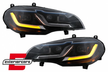 Full LED prednji farovi za pretvorbu iz Xenon u LED / BMW X5 E70 (2007-2013), HLBME70NL