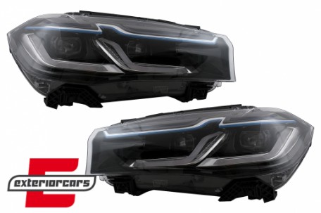 Full LED prednji farovi za pretvorbu iz Xenon u LED / BMW X5 F15 (2013-2018), HLBMF15NL