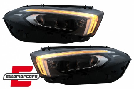 Full LED prednji farovi za pretvorbu iz Xenon u LED / Mercedes A-klasa W177 V177 (2018-12.2022), HLMBW177LED