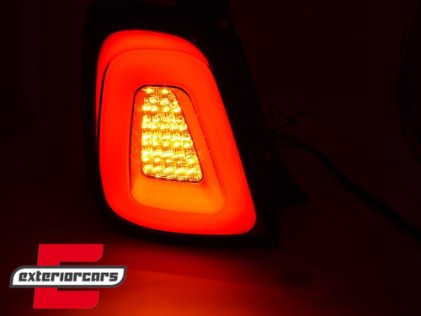 Full LED stražnja svjetla (bijela) / Fiat 500 Hatchback Cabrio (2015-2020), LDFI07