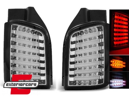 Full LED stražnja svjetla (chrome/crna) / Volkswagen T5 (04.2003-2015), LDVW87