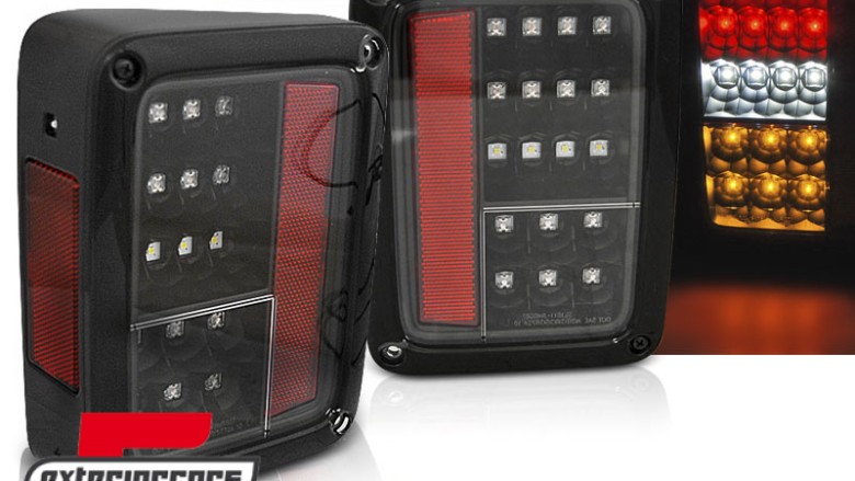 Full LED stražnja svjetla (crna) / Jeep Wrangler JK (2007-2017), LDCH23